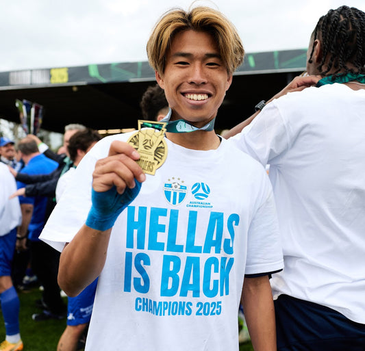 HELLAS IS BACK - CHAMPIONS TEE (WHITE)