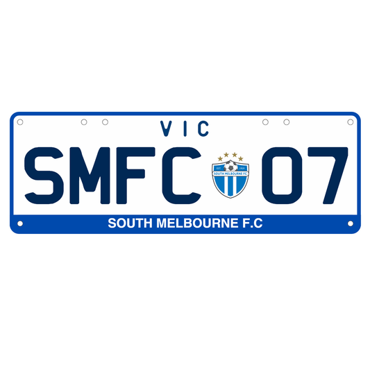 Licensed VicRoads SMFC Number Plates