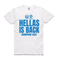 HELLAS IS BACK - CHAMPIONS TEE (WHITE)